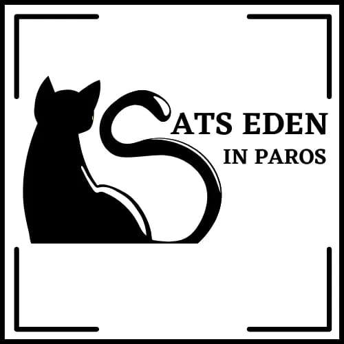 Vacenze in Grecia con il  cane: logo dell'associazione no profit Cats Eden in Paros