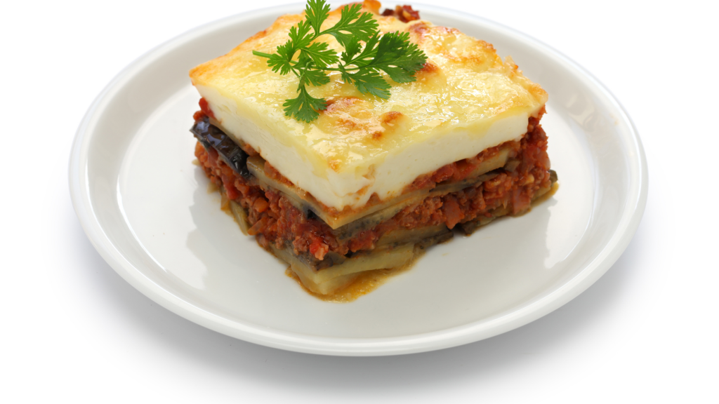 Cugina greca piatti tipici: moussakas 