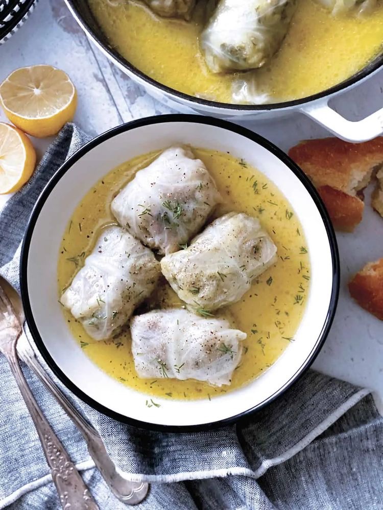 Cibi senza glutine in Grecia: Lachanodolmades