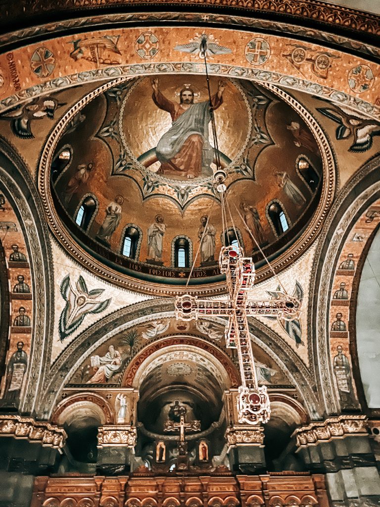 Bayswater Londra: interno della chiesa di Agia Sofia 