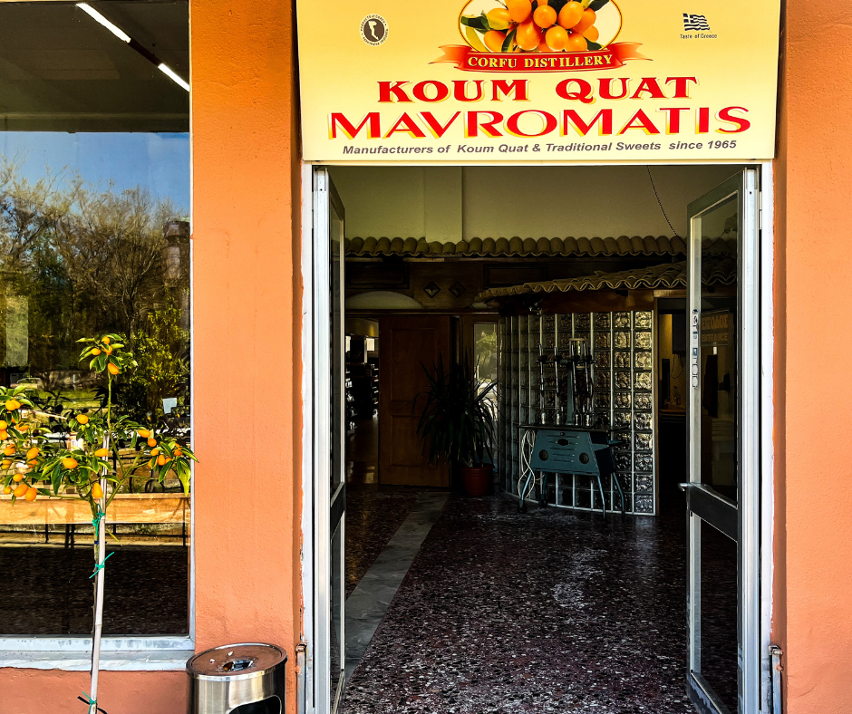 La distilleria di koum quat della famiglia Mavromatis 