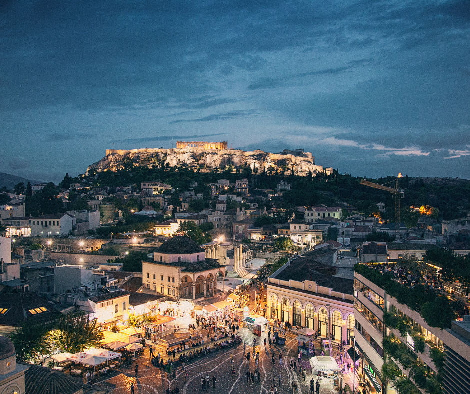Grecia in primavera, Atene