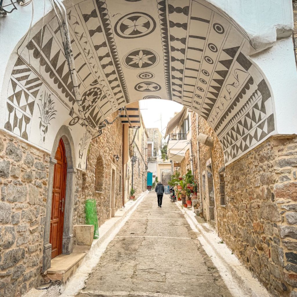 Olimpy, Chios, uno dei villaggi ancora autentici dei Mastichochoria